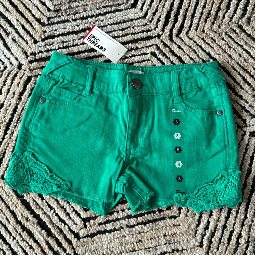 NWT Epic Threads girls shorts size 8